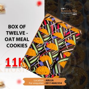 Chewy Oatmeal Cookies (Box of 12)