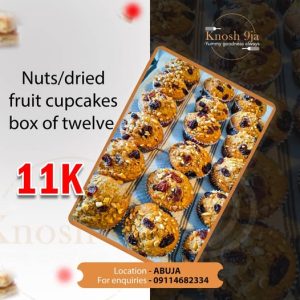 Nuts & Dried Fruit Cookies (Box of 12)